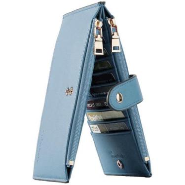 Imagem de Carteira Feminina Travelambo de Couro com Bloqueio RFID