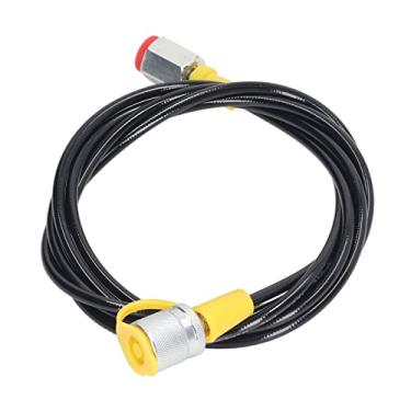 Imagem de Mangueira de Teste de Pressão Hidráulica, Conectores DN2, 630bar, M16 X 2 e BSP1/4, Nylon, Fibra Aramid, Poliuretano, 63MPa, 1600 Bar, -40 ℃ -100 ℃, para Sistemas Hidráulicos, Fluido de Condução