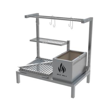 Imagem de HOTBOX, Parrilla de Alvenaria 74X45 Com Grelha Argentina e Tendal