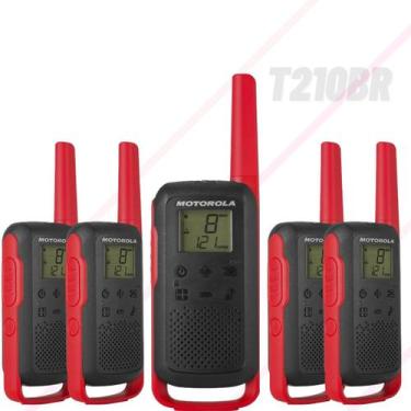 Imagem de Kit 10 Rádio Talkabout Motorola T210BR Longo Alcance Original UHF