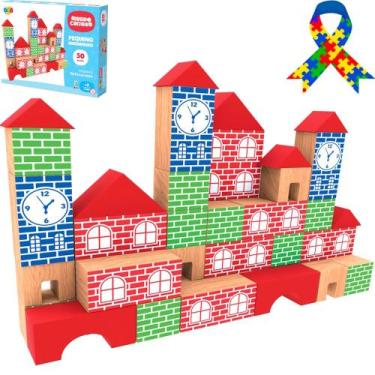 Imagem de Pequeno Engenheiro 50 Pcs Blocos Monta Monta Infantil - GGB Brinquedos