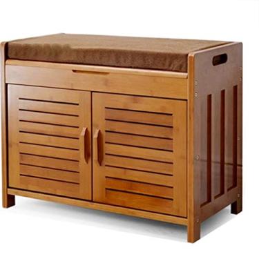 Imagem de Bancos de armazenamento, sapateira, banco de assento, banco de bota, estilo chinês, vintage, sapateira, corredor, caixa de armazenamento multifuncional de grande capacidade, armário de sapatos com