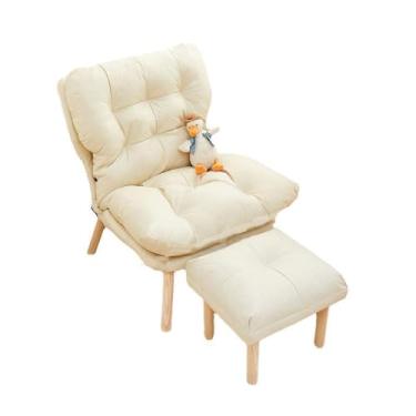 Imagem de URGDWEKJY Sofá cadeira, estilo europeu, sofá preguiçoso, único, confortável, varanda, quarto, poltrona, dormitório, computador, casa, cadeira traseira, sala de estar, sofá