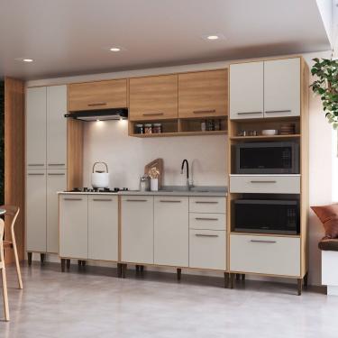 Imagem de Cozinha Completa 6 Peças Com Torre Quente Jade Freijó - Arenas