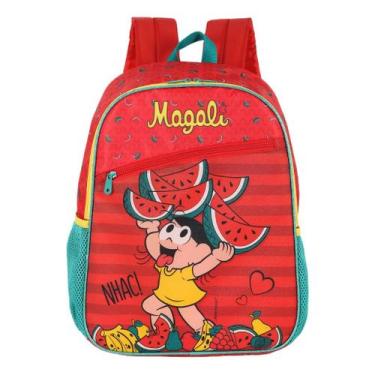 Imagem de Mochila Turma da Monica Escolar Meninas Costas Grande Nova - Luxcel