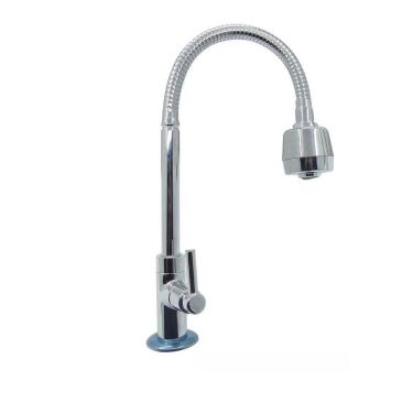 Imagem de Torneira Cozinha Gourmet Bica Móvel Mesa C34 1/4 de Volta