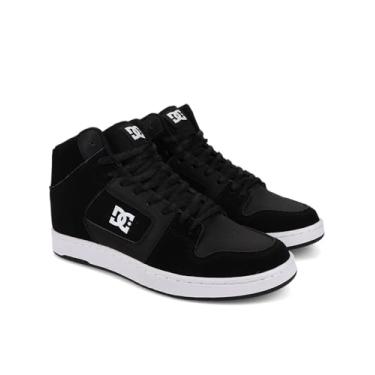 Imagem de DC Tênis masculino casual de skate Manteca 4 Hi cano alto, Preto/branco, 39