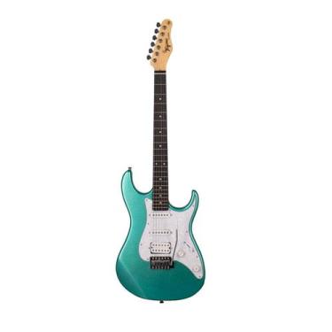 Imagem de Guitarra tagima tg-520 df/pw metallic surf gren