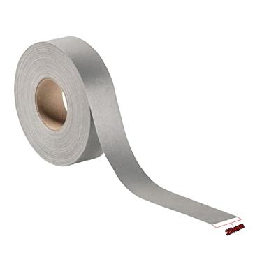Imagem de Fita Faixa Refletiva de 25mm Para Uniformes - 5 Mts (Prata)
