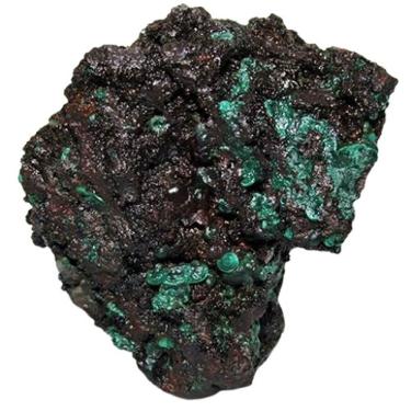 Imagem de Malaquita Pedra Verde Azulado Bruto P 25 a 50mm Tipo A