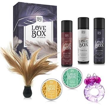Imagem de Adão e Eva Love Box Sexy Hot - Kit Sensações -