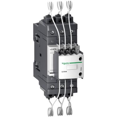 Imagem de Contator P/ Comutação De Banco De Capacitores 220Vca 40kVAR/400V Cód. LC1DTKM7 – Schneider