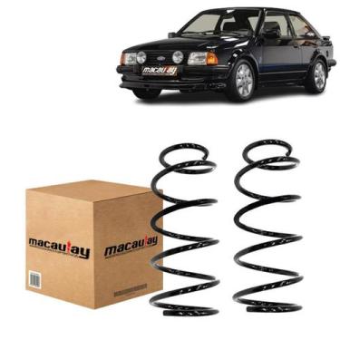 Imagem de Par De Molas Convencionais Traseiras Ford Escort Gl/Xr3 - Macaulay