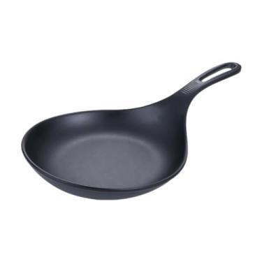 Imagem de YWJLQH Prato de Colher com Alça Bandeja de Servir Lanches Prato de Degustação Prato de Jantar Prato de Melamina Coreano Prato de Mão para Salas de Jantar