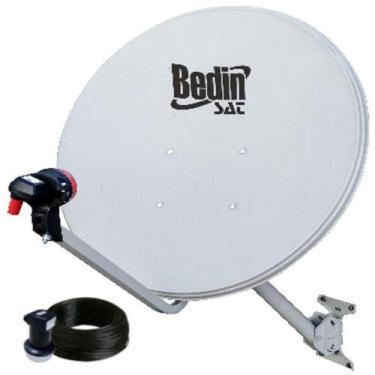 Imagem de Kit Antena Parabólica 60cm Bedin