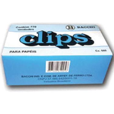 Imagem de Clips Galvanizado AÇO Nº 4/0 500G (7897849610087) - Bacchi