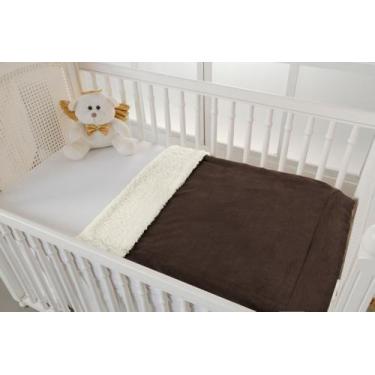 Imagem de Saida de maternidade para bebe unisex cor preto manta bom preço - Bruc