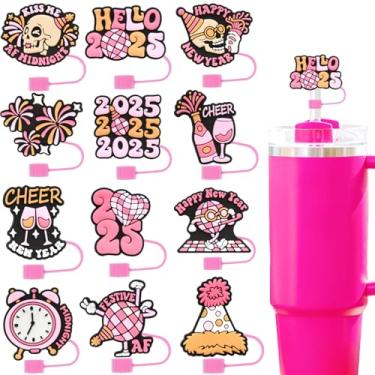 Imagem de SCRMROIA Cobertores de palha, capas de palha de silicone macio, adequado para canudo de 10 mm, compatível com Stanley Cup 30 e 1,134 g, protetores de palha à prova de vazamento de poeira acessórios