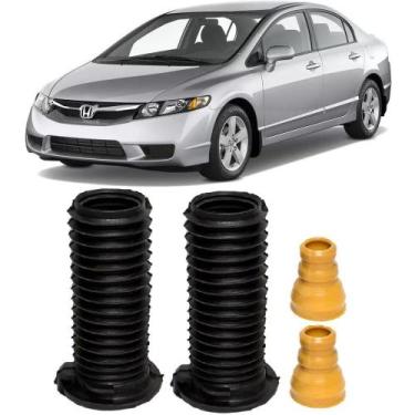 Imagem de Batente e Coifa Honda New Civic Dianteiro 2006 Até 2011 O Par - Skyll 