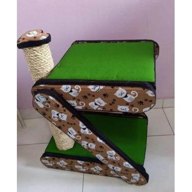 Imagem de Bicama acolchoda com arranhador - Pets Arts Brasil