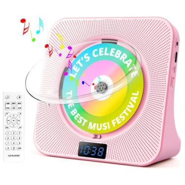 Imagem de Leitor de CD de Mesa ROADOM com Bluetooth e Alto-Falantes