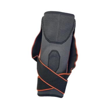 Imagem de Dynwave Suporte de joelho joelheira estiramento ajustável joelheira joelho manga para futebol levantamento de peso jardinagem patinação ao ar livre, S