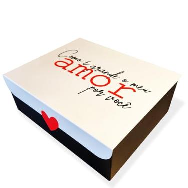 Imagem de Caixa Organizadora Decorativa Presente Como é Grande o meu Amor por Você - GEGUTON