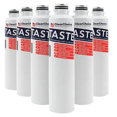 Imagem de Filtro de água de refrigerador Clear Choice CLCH105 de substituição para DA29-00019A DA29-00020A DA29-00020B compatível com HAF-CIN HAF-CIN-EXP, NSF/ANSI 42, caixa com 6, feito nos EUA