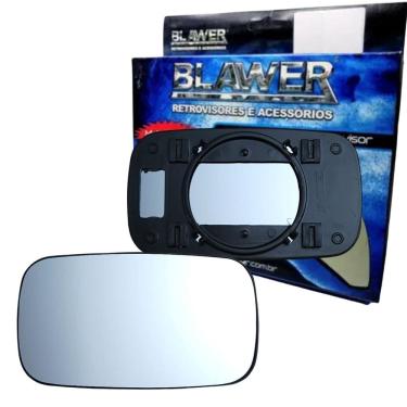 Imagem de 97100 - Vidro Espelho Retrovisor Lado Direito Com Base Palio 1996 a 2000 - Blawer