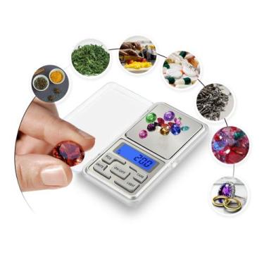 Imagem de Mini Balança Digital De Bolso De Alta Precisão Para Pesagem De Aliment