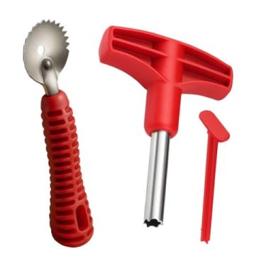 Imagem de Kit Raspa Coco + Fura Coco Abridor Manual Verão Praia