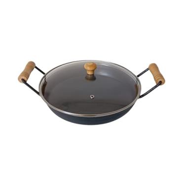 Imagem de Disco Arado Chapa De Ferro 26 Cm 6cm Altura C Tampa De Vidro