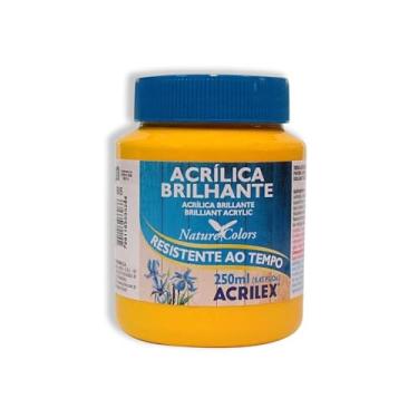 Imagem de TINTA ACRILICA 250ML AMARELA ACRILEX