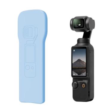 Imagem de TYUANDOUER Capa Pocket 3, capa protetora rígida compatível com DJI Osmo Pocket 3 Creator Combo, capa protetora de lente cardan leve para acessórios de câmera DJI Pocket 3 - azul