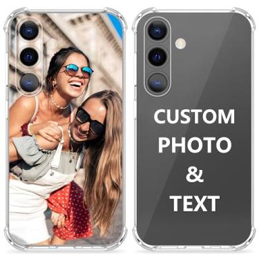 Imagem de Capa de telefone com foto personalizada para Samsung Galaxy S25 S24 S23 S22 S21 S20 + Plus FE Ultra A56 A55 A54 A53 A52 A36 A35 A34 A33 A32 A26 A25 A24 A16 A15 A14 A06, capa macia com imagem