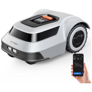 Imagem de Robô Cortador de Grama Sem Fio, até 1000m2 com Controle por APP, Mapeamento Inteligente e Baixo Ruído, 110V ANTHBOT