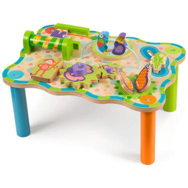 Imagem de Mesa de Atividades Infantil, Tema Selva com 8 Atividades Práticas Diferentes para Ajuda...