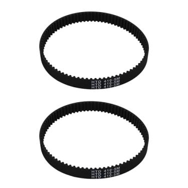 Imagem de ECSiNG 2 correias de borracha HTD-5M 82 dentes passo 410 mm x 15 mm x 3,6 mm adequado para transmissão de engrenagem