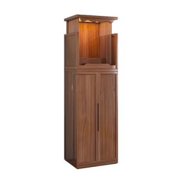 Imagem de Mandir Novo Armário de Nicho Buda Estilo Chinês, Moderno Luxo Riqueza Oferecendo Combinação Gabinete Santuário Altar