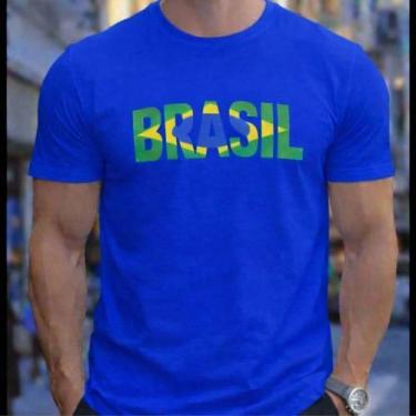 Imagem de Camiseta Casual Masculina Copa do Mundo 2026 Jogos Malha em Algodão do
