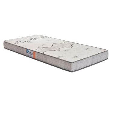 Imagem de Colchão Solteiro Espuma D20 Dream com Tecido Plano 88x188x12cm Natural Cinza Gazin Colc...