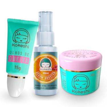 Imagem de Kit Renovadores Faciais + Sérum Vitamina C Kokeshi
