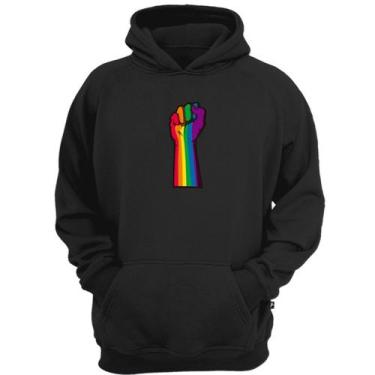 Imagem de Casaco Moletom Poder Lgbt Gay Rights Pride Orgulho - Mago Das Camisas