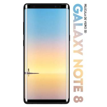 Imagem de Película De Vidro Full 3D Curvada Para Galaxy Note 8 N950 6.3 - Luiza 
