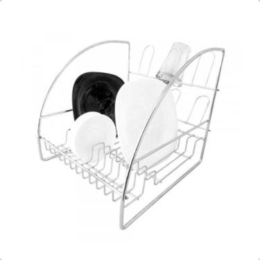 Imagem de Escorredor de Louça  de Bancada em Aço Cromado París - Paramount