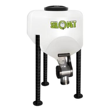 Imagem de Porta Ração Dispenser Unitário Armazenador Silo Pet 60 Lts - Mec