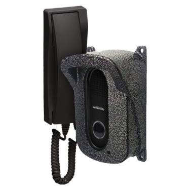 Imagem de Porteiro Eletrônico Pt-270 Com Protetor Antivandalismo Preto - PROTECT