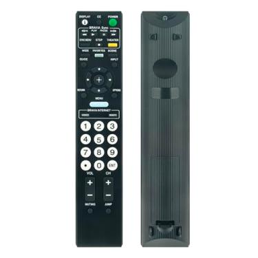 Imagem de AULCMEET RM-YD027 Novo controle remoto de substituição adequado para Sony LCD TV HDTV KDL-40W5100 KDL-46W5100 KDL-46W5150 KDL-52W5100 KDL-52W5150 KDL-65W5100 KDL40W5100 KDL46W5100 KDL46W5100 46W51 50
