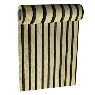 Imagem de Papel de Parede Decorativo Adesivo Ripado 1 Rolo 45cm x 5m - Rio Home,