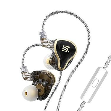 Imagem de CCA Fones de ouvido intra-auriculares KZ ZAS 16 unidades 7BA 1DD drivers híbridos HiFi IEM fones de ouvido com fio de alta clareza para músicos, cantores, bateristas audiófilos de DJ